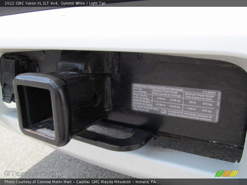Summit White / Light Tan 2012 GMC Yukon XL SLT 4x4