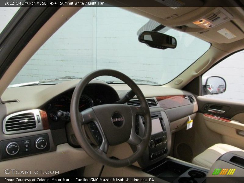 Summit White / Light Tan 2012 GMC Yukon XL SLT 4x4
