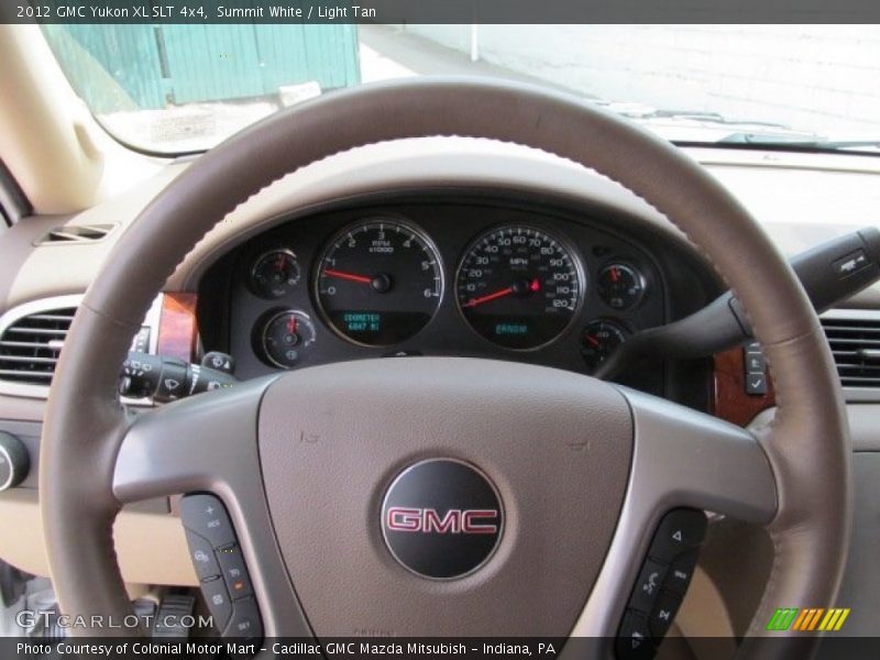 Summit White / Light Tan 2012 GMC Yukon XL SLT 4x4
