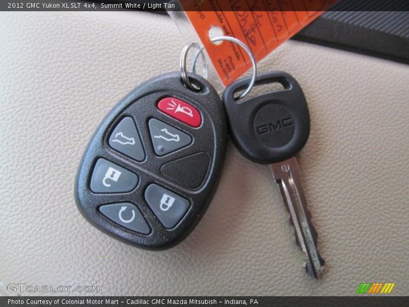 Summit White / Light Tan 2012 GMC Yukon XL SLT 4x4