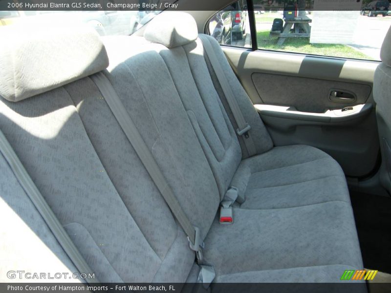 Champagne Beige / Gray 2006 Hyundai Elantra GLS Sedan