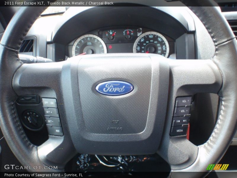 Tuxedo Black Metallic / Charcoal Black 2011 Ford Escape XLT