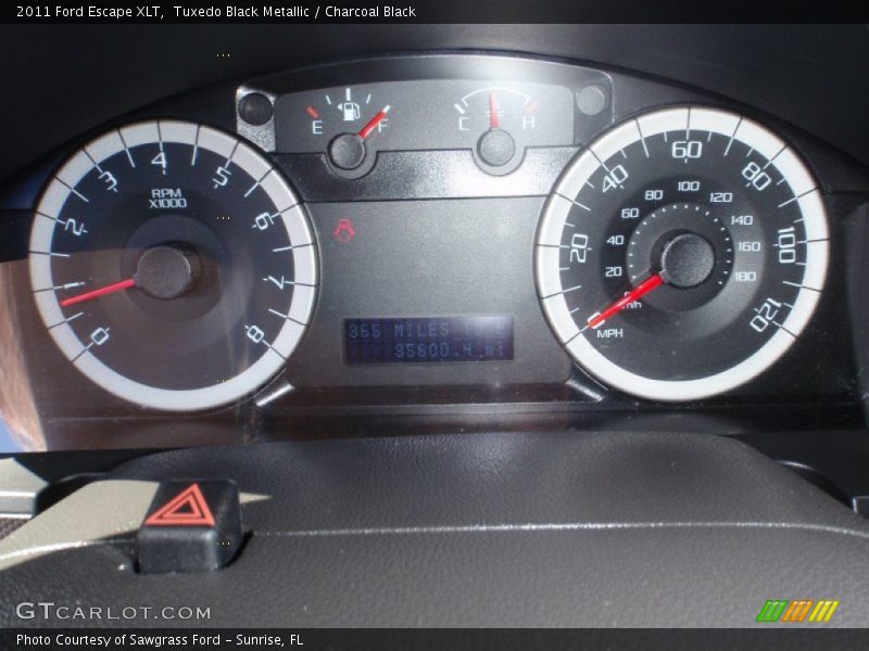 Tuxedo Black Metallic / Charcoal Black 2011 Ford Escape XLT