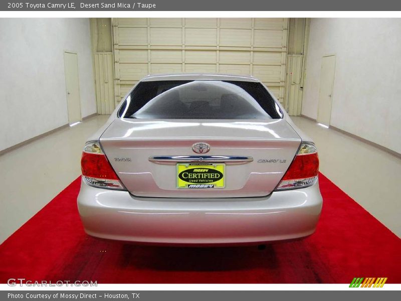 Desert Sand Mica / Taupe 2005 Toyota Camry LE