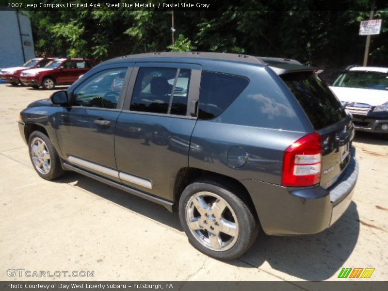 Steel Blue Metallic / Pastel Slate Gray 2007 Jeep Compass Limited 4x4