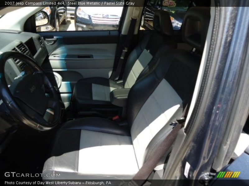 Steel Blue Metallic / Pastel Slate Gray 2007 Jeep Compass Limited 4x4