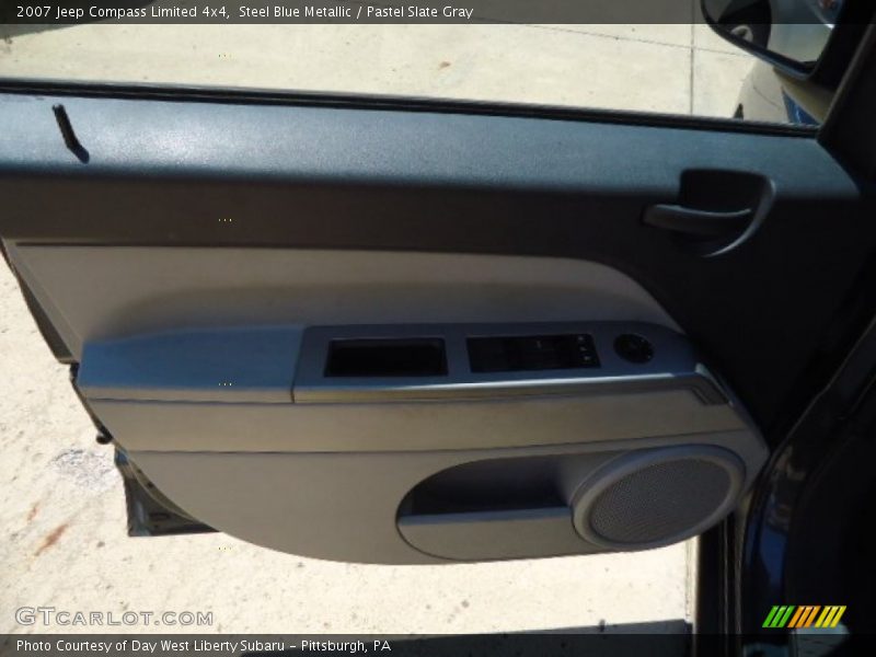 Steel Blue Metallic / Pastel Slate Gray 2007 Jeep Compass Limited 4x4