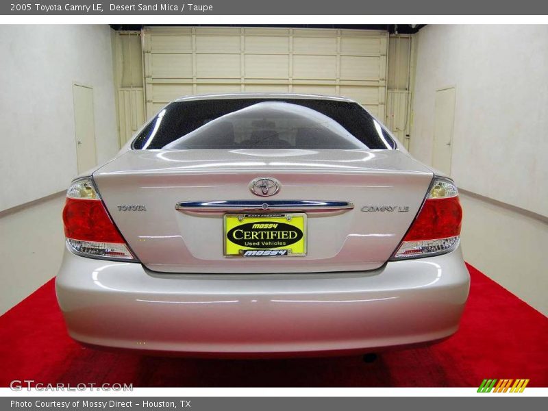 Desert Sand Mica / Taupe 2005 Toyota Camry LE