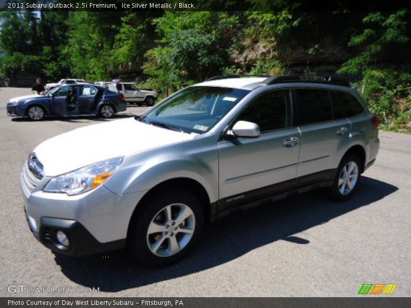 Ice Silver Metallic / Black 2013 Subaru Outback 2.5i Premium