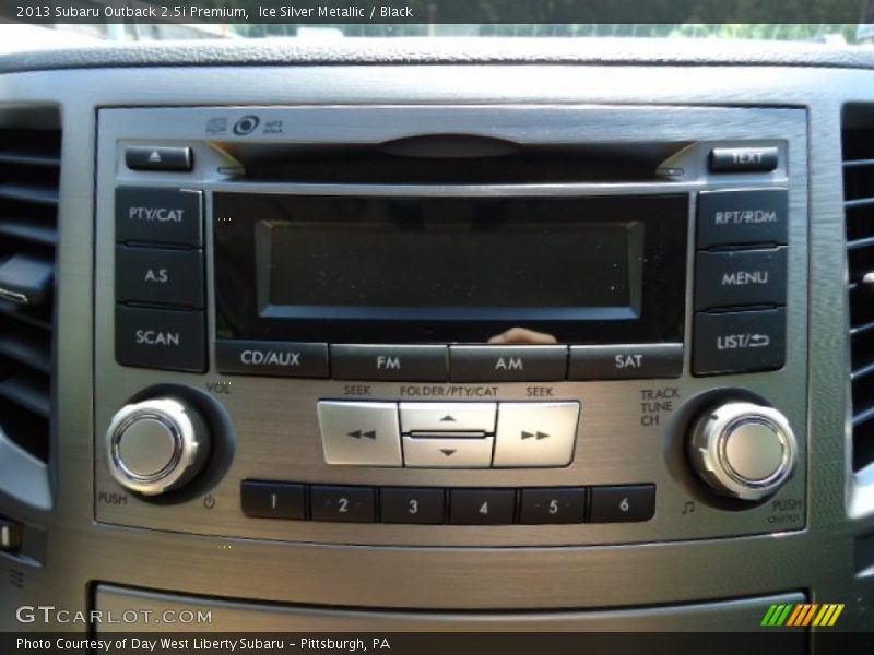Ice Silver Metallic / Black 2013 Subaru Outback 2.5i Premium