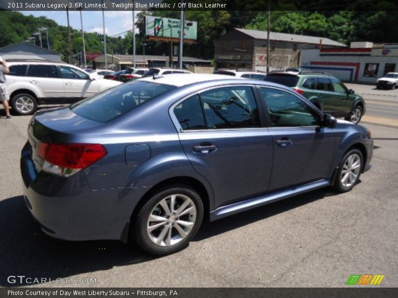 Twilight Blue Metallic / Off Black Leather 2013 Subaru Legacy 3.6R Limited