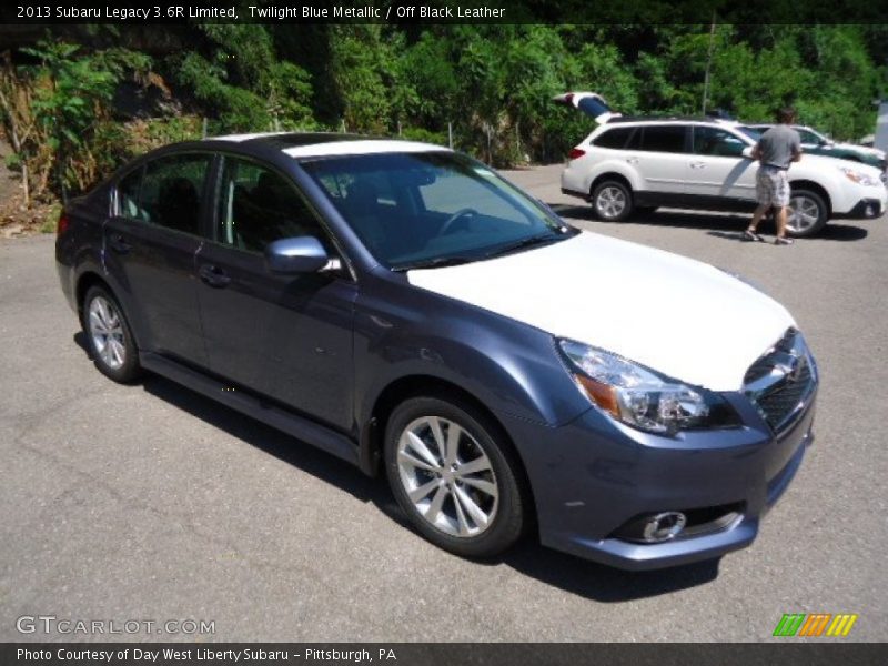 Twilight Blue Metallic / Off Black Leather 2013 Subaru Legacy 3.6R Limited