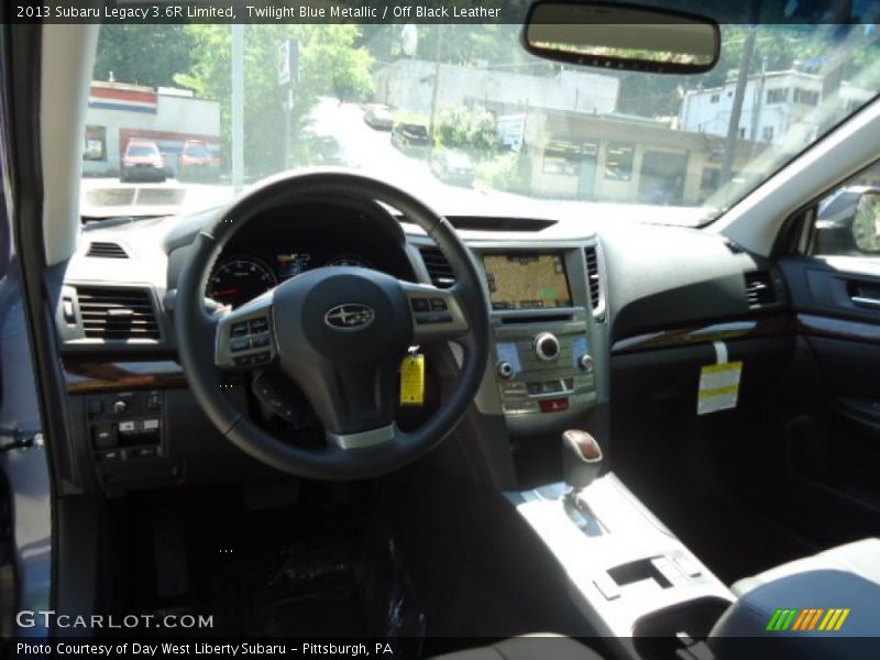 Twilight Blue Metallic / Off Black Leather 2013 Subaru Legacy 3.6R Limited