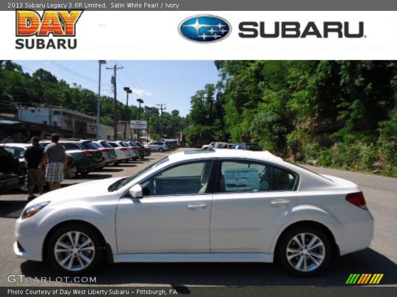 Satin White Pearl / Ivory 2013 Subaru Legacy 3.6R Limited