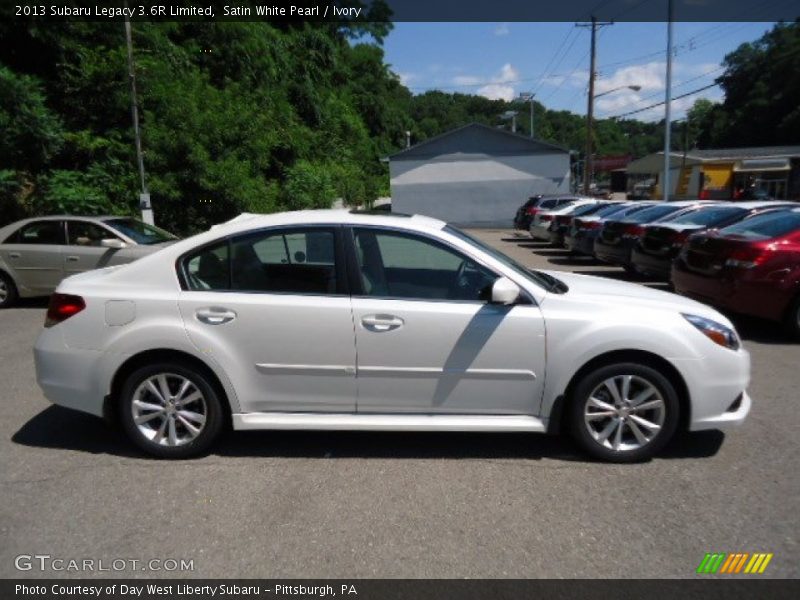 Satin White Pearl / Ivory 2013 Subaru Legacy 3.6R Limited