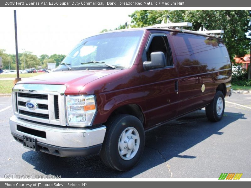 Dark Toreador Red Metallic / Medium Flint 2008 Ford E Series Van E250 Super Duty Commericial