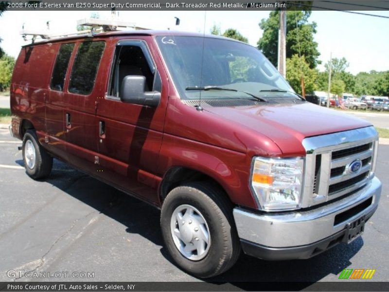 Dark Toreador Red Metallic / Medium Flint 2008 Ford E Series Van E250 Super Duty Commericial