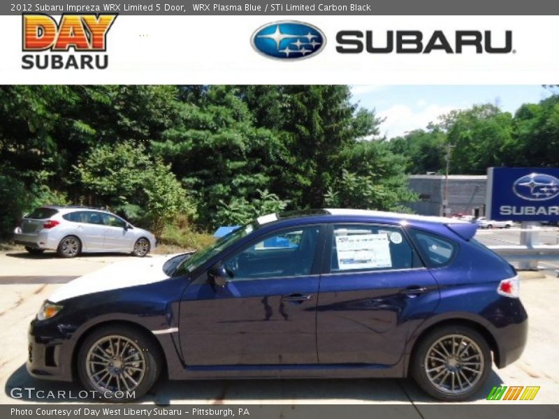 WRX Plasma Blue / STi Limited Carbon Black 2012 Subaru Impreza WRX Limited 5 Door