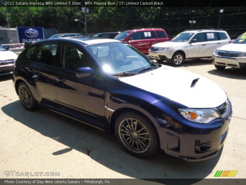 WRX Plasma Blue / STi Limited Carbon Black 2012 Subaru Impreza WRX Limited 5 Door