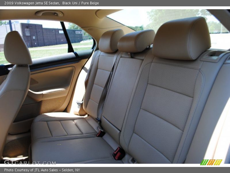 Black Uni / Pure Beige 2009 Volkswagen Jetta SE Sedan