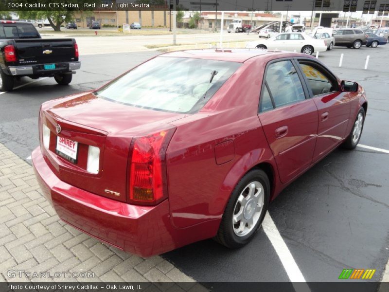 Red Line / Light Neutral 2004 Cadillac CTS Sedan
