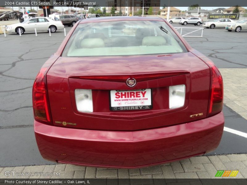 Red Line / Light Neutral 2004 Cadillac CTS Sedan