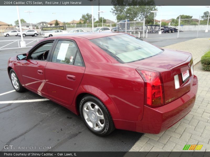 Red Line / Light Neutral 2004 Cadillac CTS Sedan