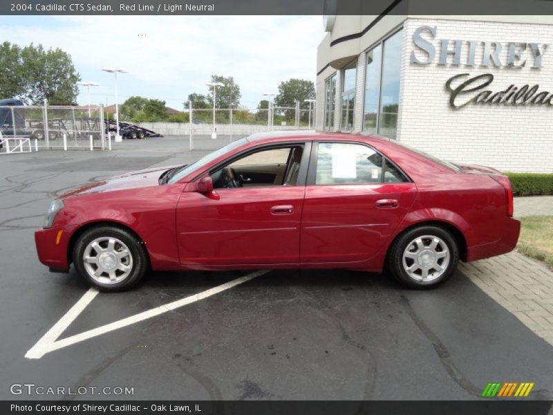 Red Line / Light Neutral 2004 Cadillac CTS Sedan