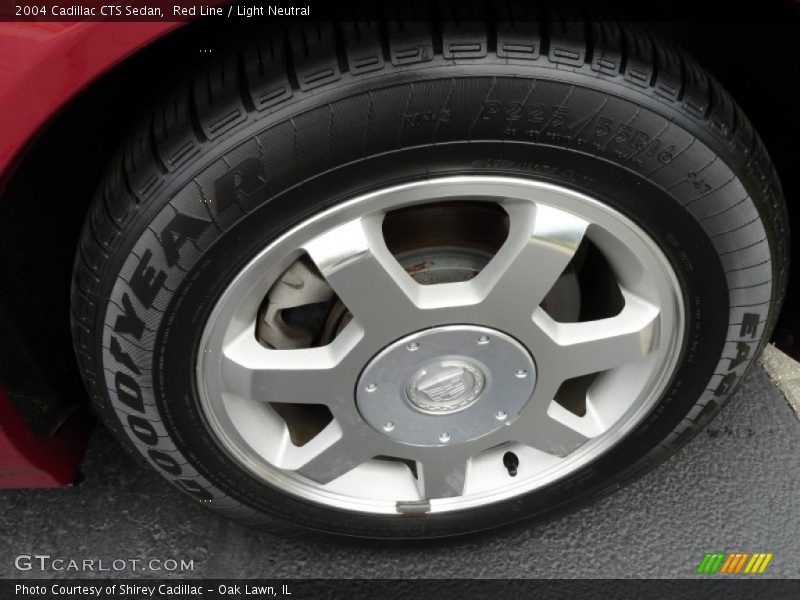 Red Line / Light Neutral 2004 Cadillac CTS Sedan