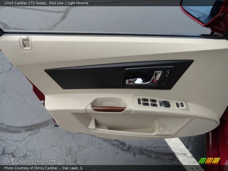Red Line / Light Neutral 2004 Cadillac CTS Sedan