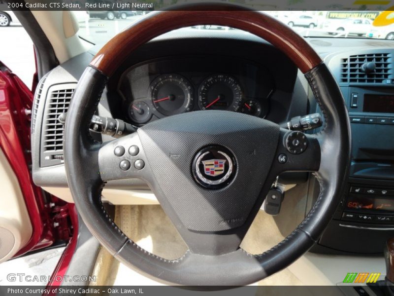 Red Line / Light Neutral 2004 Cadillac CTS Sedan