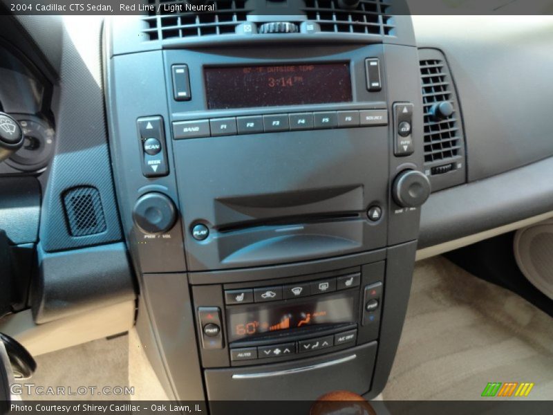 Red Line / Light Neutral 2004 Cadillac CTS Sedan