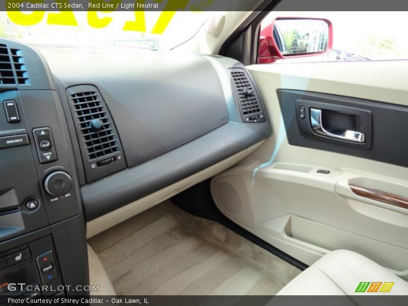Red Line / Light Neutral 2004 Cadillac CTS Sedan