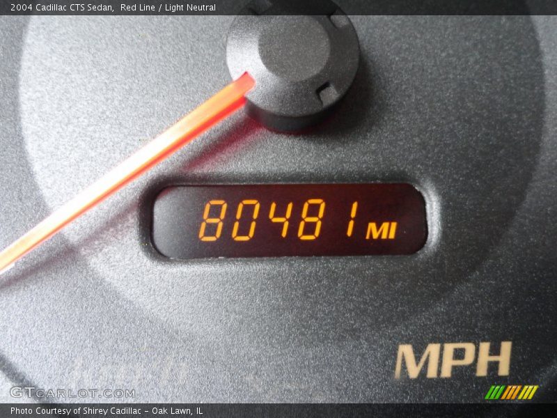 Red Line / Light Neutral 2004 Cadillac CTS Sedan
