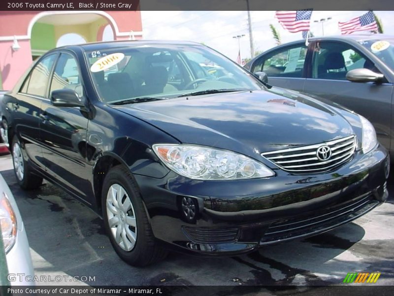 Black / Stone Gray 2006 Toyota Camry LE