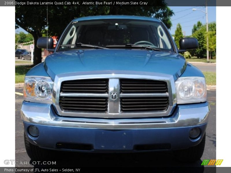 Atlantic Blue Pearl / Medium Slate Gray 2006 Dodge Dakota Laramie Quad Cab 4x4