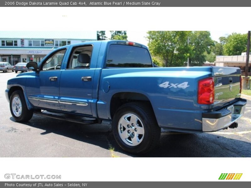 Atlantic Blue Pearl / Medium Slate Gray 2006 Dodge Dakota Laramie Quad Cab 4x4
