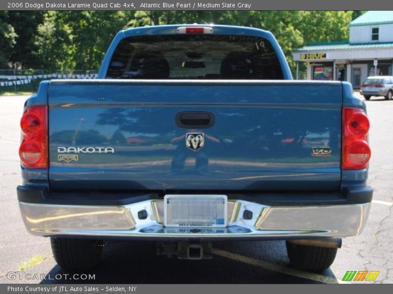 Atlantic Blue Pearl / Medium Slate Gray 2006 Dodge Dakota Laramie Quad Cab 4x4