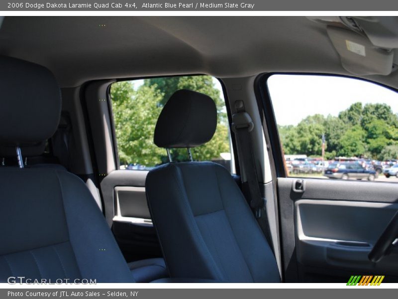 Atlantic Blue Pearl / Medium Slate Gray 2006 Dodge Dakota Laramie Quad Cab 4x4