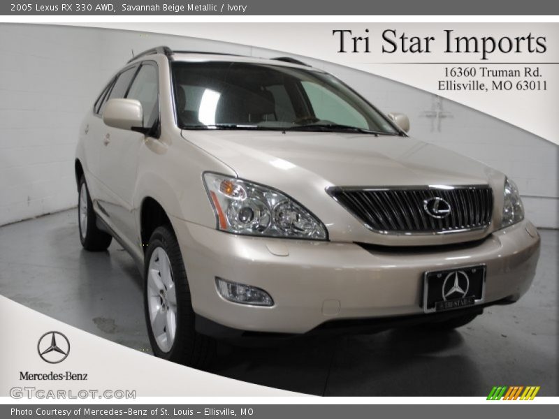 Savannah Beige Metallic / Ivory 2005 Lexus RX 330 AWD
