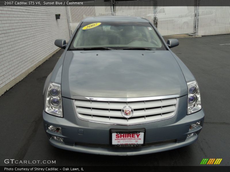 Sunset Blue / Cashmere 2007 Cadillac STS V6