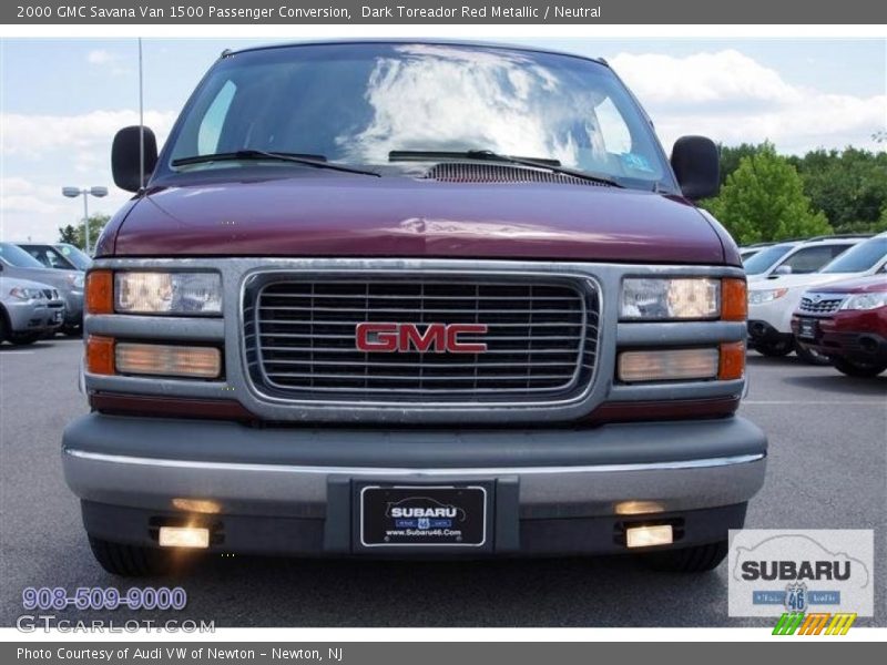 Dark Toreador Red Metallic / Neutral 2000 GMC Savana Van 1500 Passenger Conversion