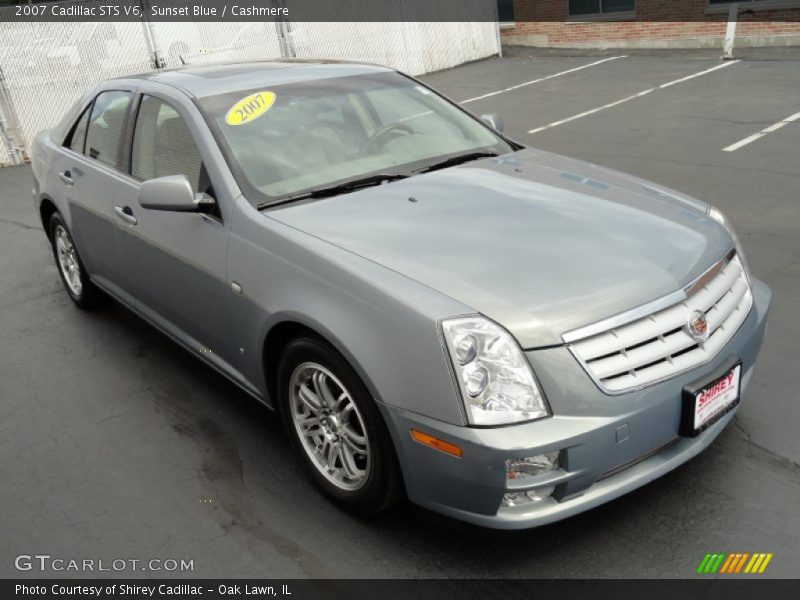 Sunset Blue / Cashmere 2007 Cadillac STS V6