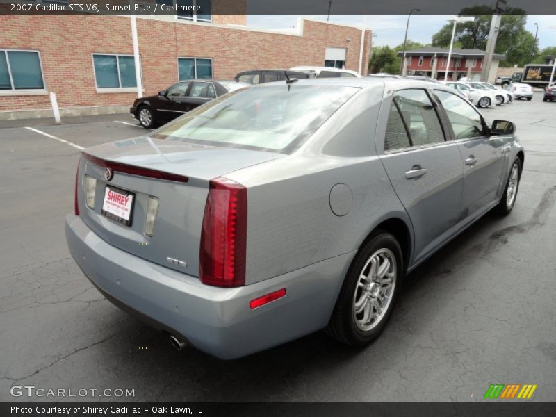Sunset Blue / Cashmere 2007 Cadillac STS V6