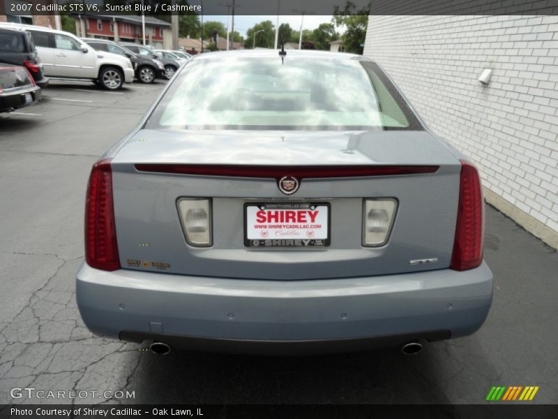 Sunset Blue / Cashmere 2007 Cadillac STS V6