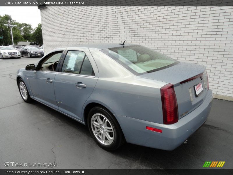 Sunset Blue / Cashmere 2007 Cadillac STS V6