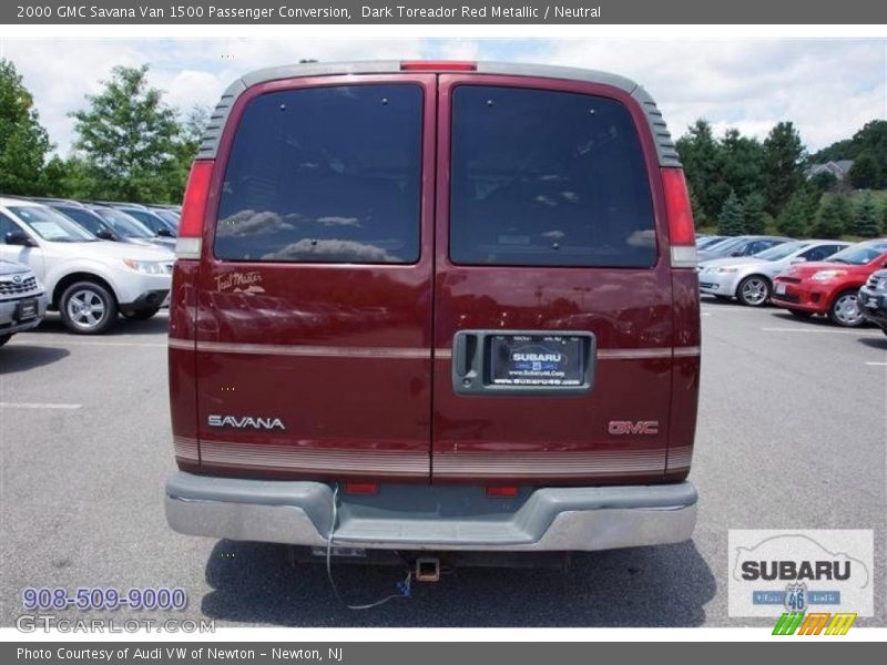 Dark Toreador Red Metallic / Neutral 2000 GMC Savana Van 1500 Passenger Conversion