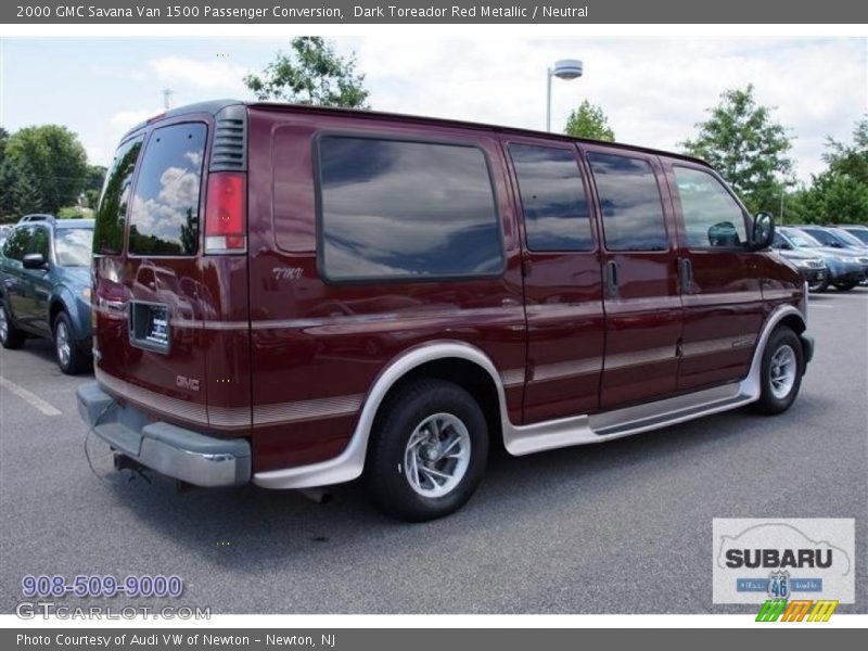Dark Toreador Red Metallic / Neutral 2000 GMC Savana Van 1500 Passenger Conversion