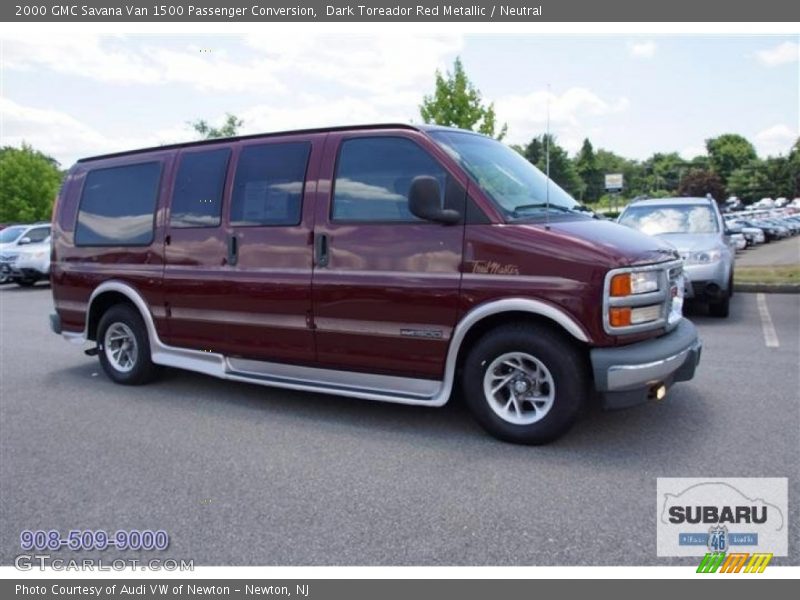 Dark Toreador Red Metallic / Neutral 2000 GMC Savana Van 1500 Passenger Conversion