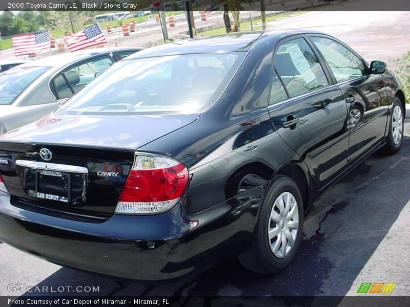 Black / Stone Gray 2006 Toyota Camry LE